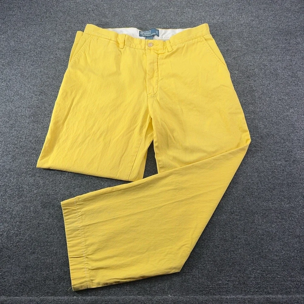 Polo by Ralph Lauren Yellow Men's Chinos